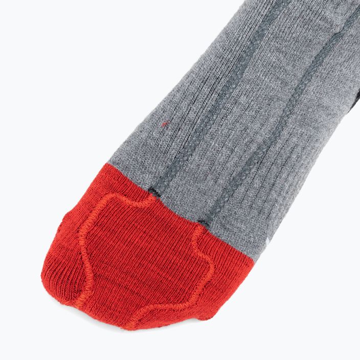 Lenz Heat Sock 5.1 Toe Cap Slim Fit szürke/piros sízokni szürke/piros színben 4