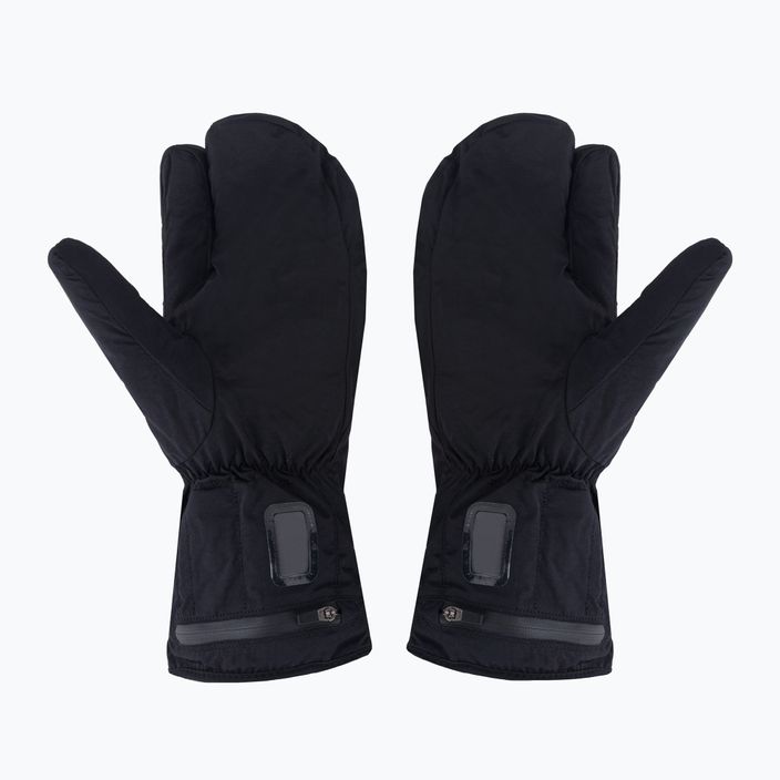 LENZ Heat Glove 8.0 Finger Cap Lobster fűtött síelő kesztyű fekete és sárga 1207 7