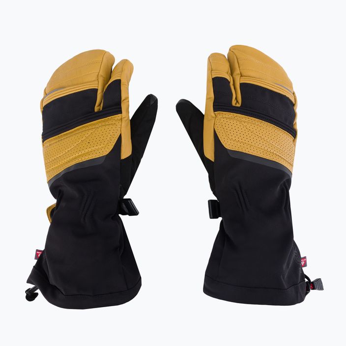 LENZ Heat Glove 8.0 Finger Cap Lobster fűtött síelő kesztyű fekete és sárga 1207 3