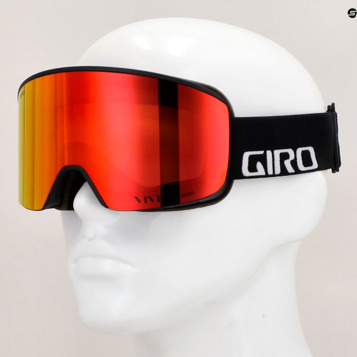 Síszemüveg Giro Axis black wordmark/ember/infrared 9