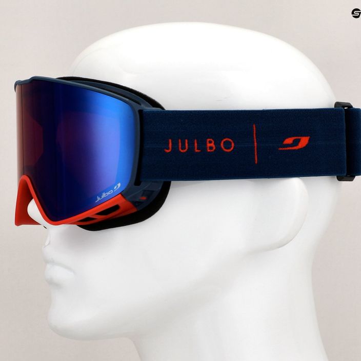 Julbo Alpha kék/piros/piros/villanó kék síszemüveg 7