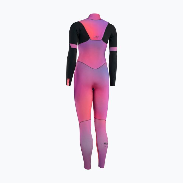 Női ION Amaze Core 4/3 Front Zip rózsaszín színátmenetes búvárruha 2