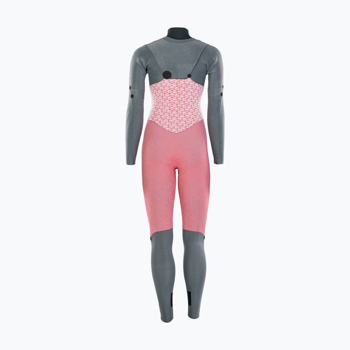 Női ION Amaze Core 4/3 Front Zip rózsaszín színátmenetes búvárruha 4
