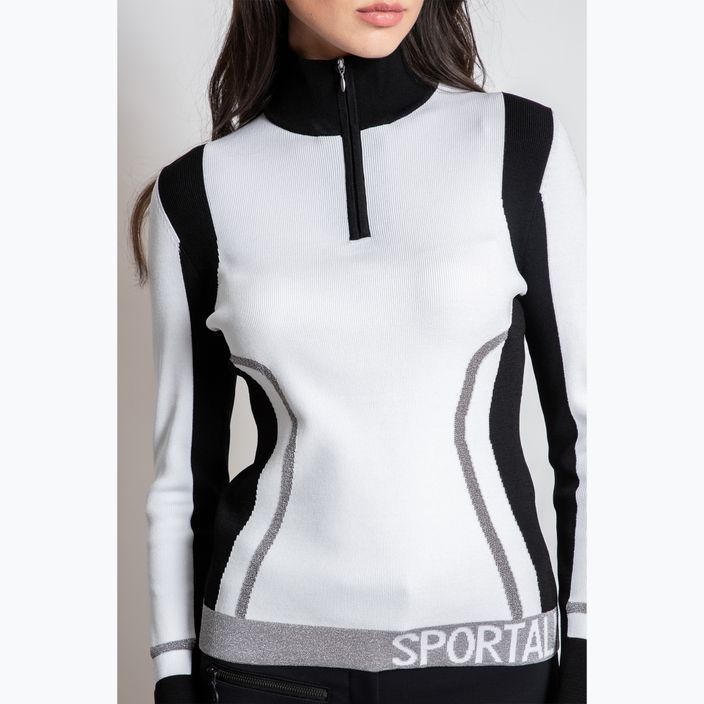 Női pulóver Sportalm Hellas optikai fehér 5