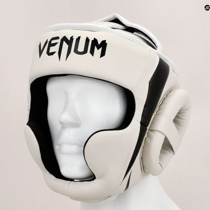 Venum Elite fehér/fekete bokszfejvédő 6
