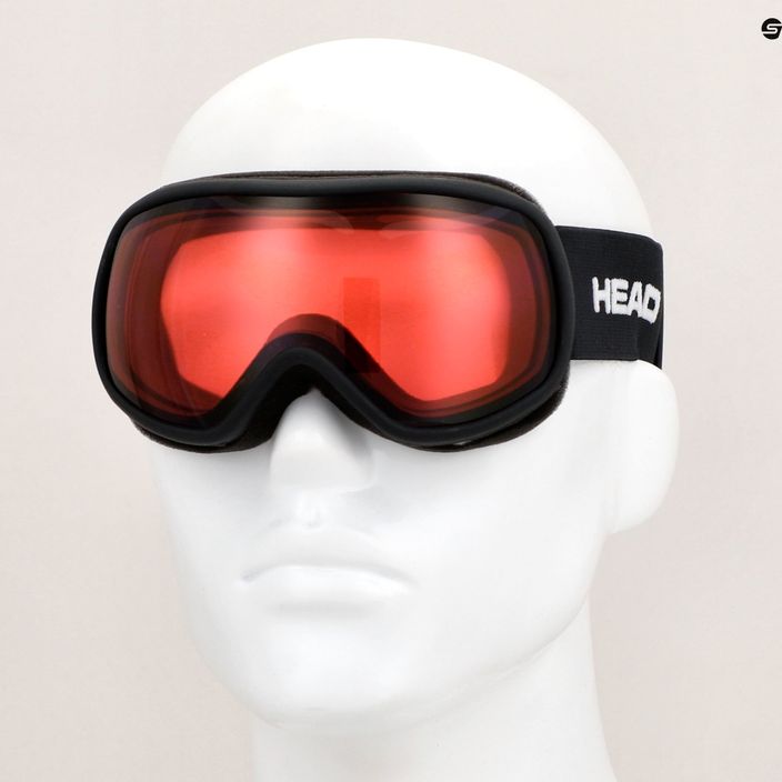 HEAD Ninja gyermek síszemüveg piros/fekete 6