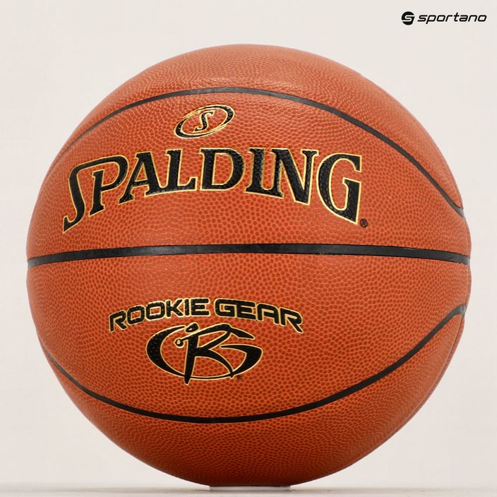 Spalding Rookie Gear Leather kosárlabda narancssárga méret 5 5