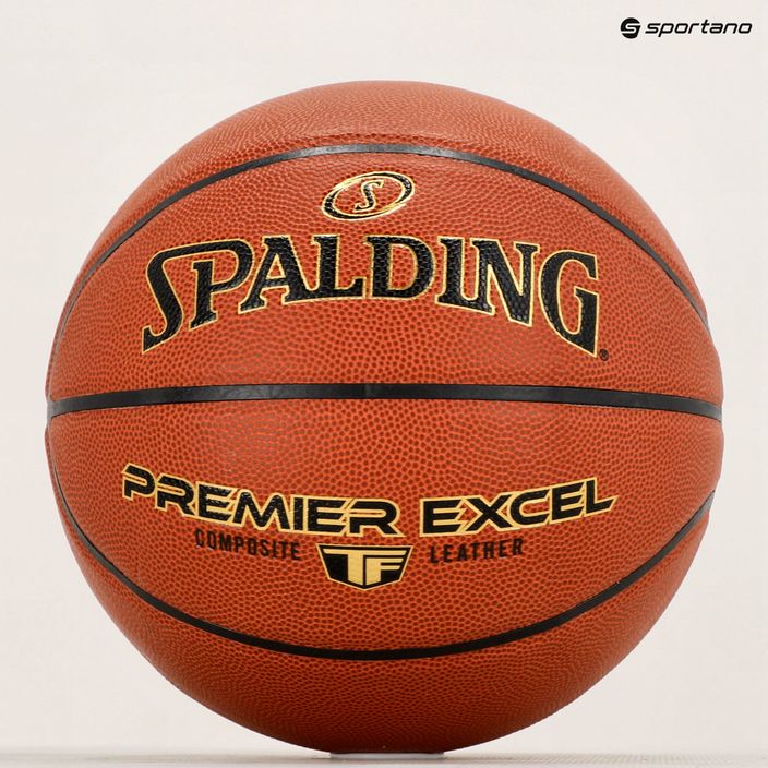 Spalding Premier Excel kosárlabda narancssárga 7-es méret 5