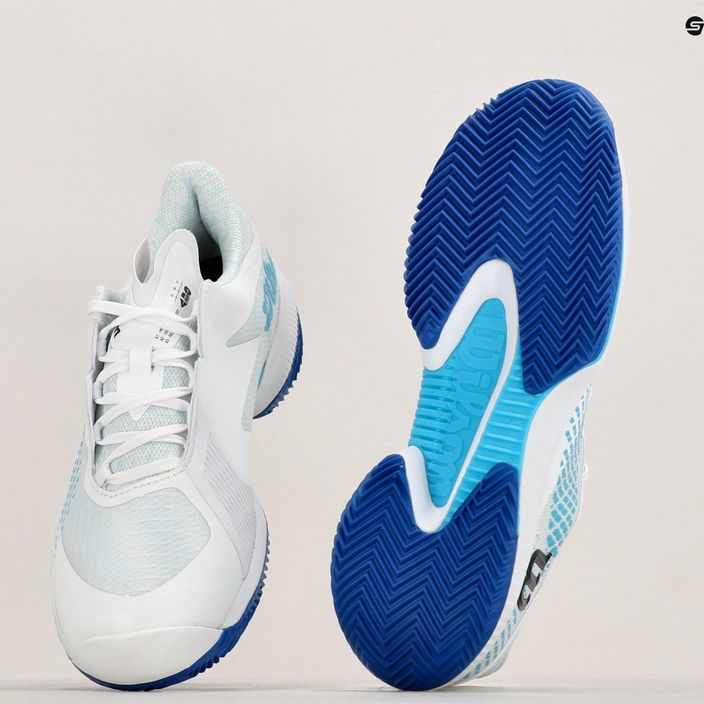 Férfi teniszcipő Wilson Kaos Swift 1.5 Clay fehér/kék atoll/lapis kék 8