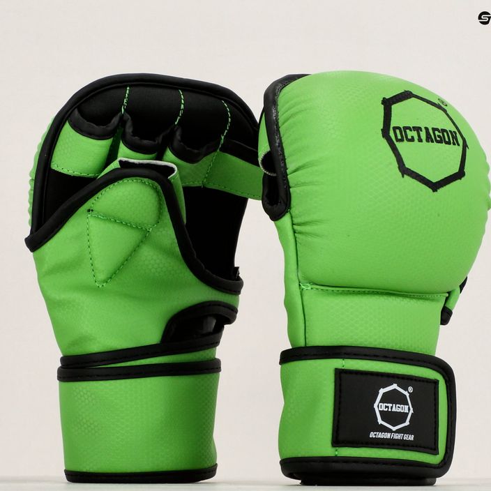Octagon Kevlar MMA grappling kesztyű zöld 7