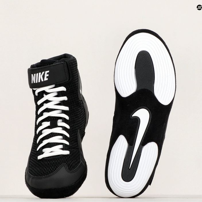 Férfi birkózócipő Nike Inflict 3 fekete/fehér 8