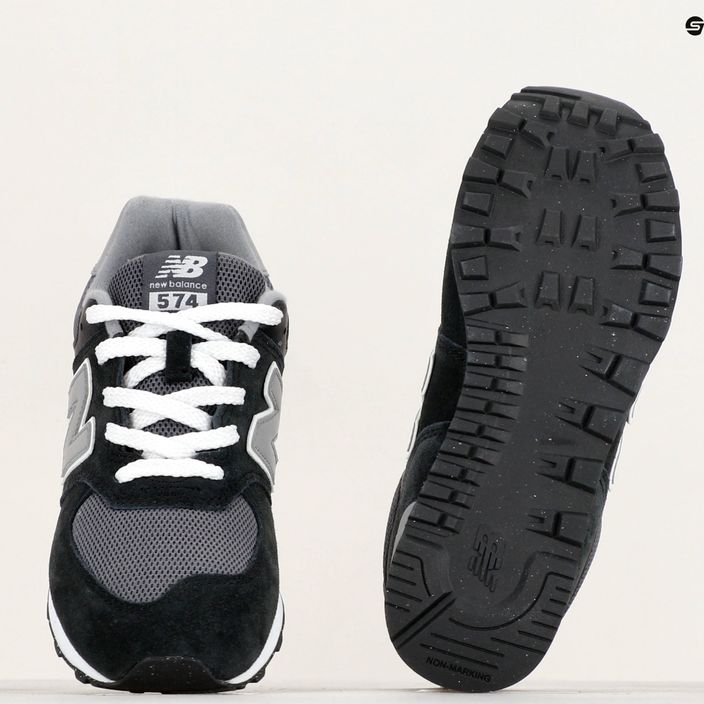 New Balance GC574 fekete NBGC574TWE gyermek cipő 8