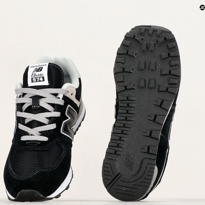 New Balance GC574 fekete NBGC574EVB gyermek cipő 8