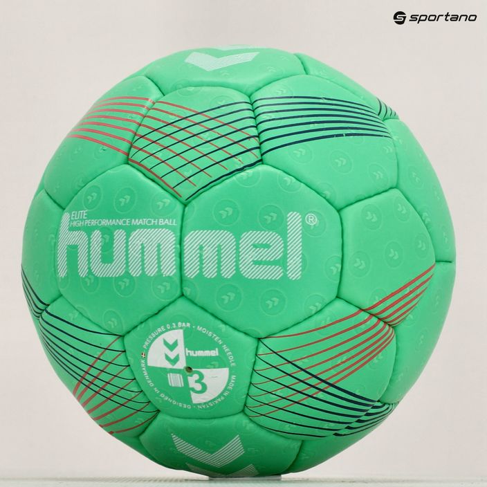 Hummel Elite HB kézilabda zöld/fehér/piros 3 méret 5