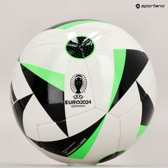 Focilabdaadidas Fussballiebe Club white/black/solar green méret 4 6