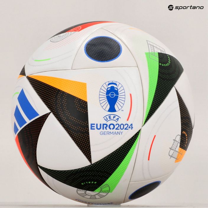 Focilabda adidas Fussballliebe Competition Euro 2024 white/black/glow blue méret 5 5