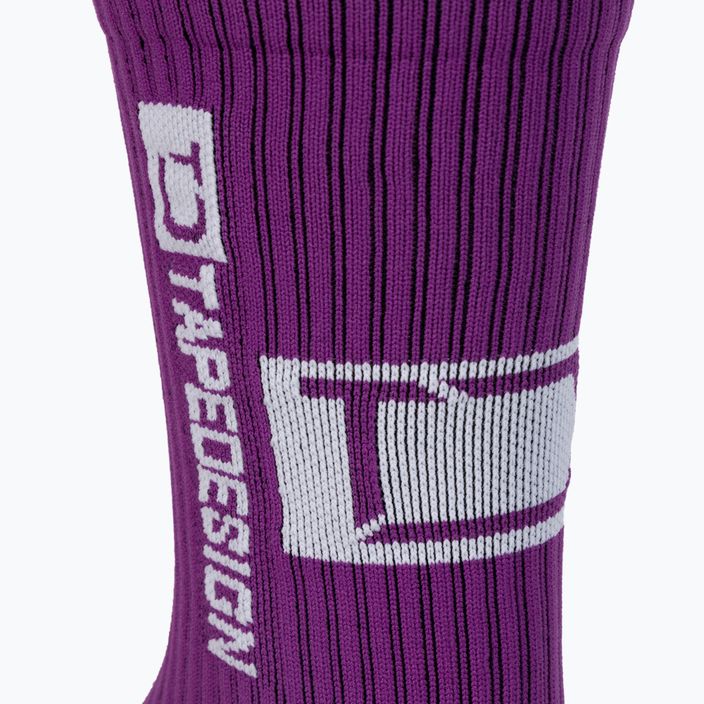 Férfi futball zokni Tapedesign csúszásgátló lila 5