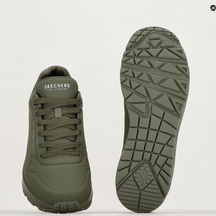 Férfi cipő SKECHERS Uno Stand On Air olive 11