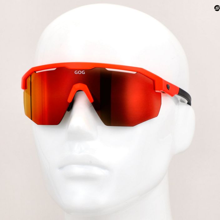GOG Argo matt neon narancs/fekete/polikróm piros napszemüveg 12