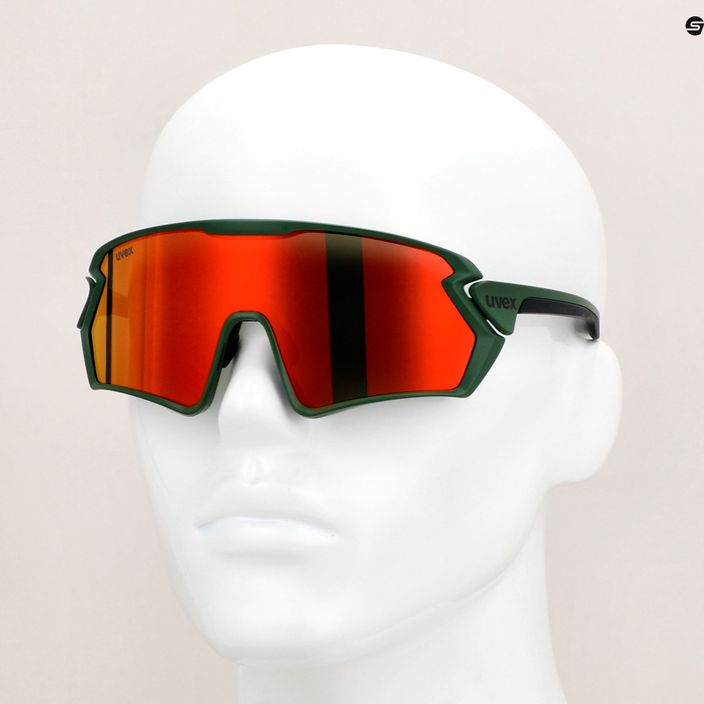 UVEX Sportstyle 231 erdei matt/tükörvörös napszemüveg 6