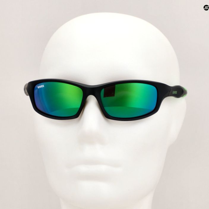 UVEX gyerek napszemüveg Sportstyle 507 zöld tükör 12