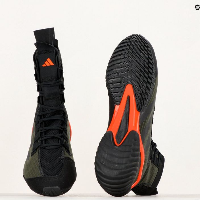 adidas Speedex 23 carbon/mag fekete/szoláris piros boksz cipő 9