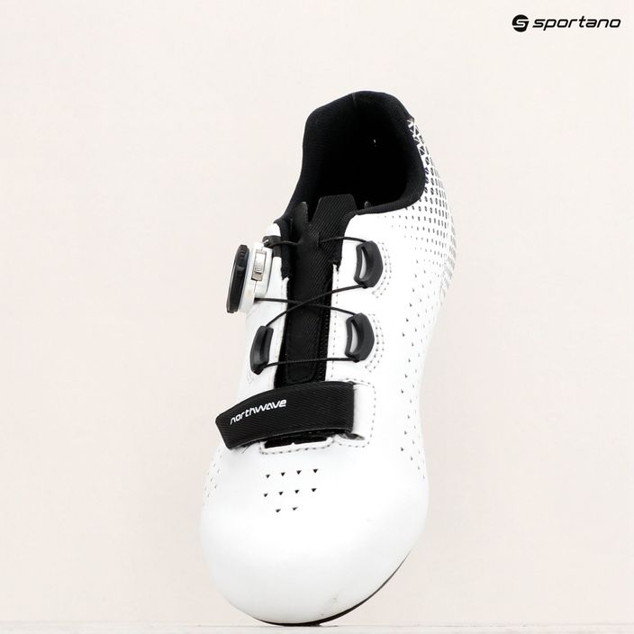 Northwave Core Plus 2 férfi országúti cipő fehér/fekete 13