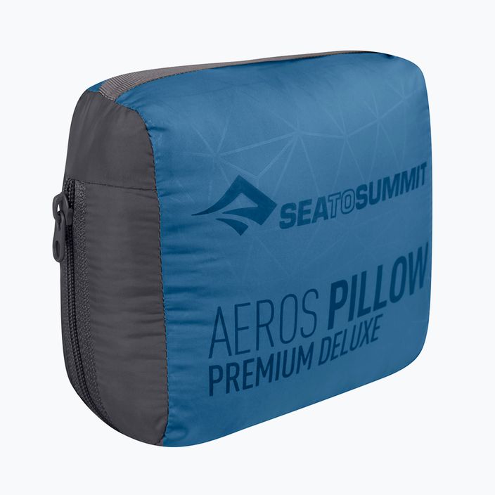 Sea to Summit Aeros Premium Deluxe Deluxe utazópárna tengerészkék APILPREMDLXNB 7