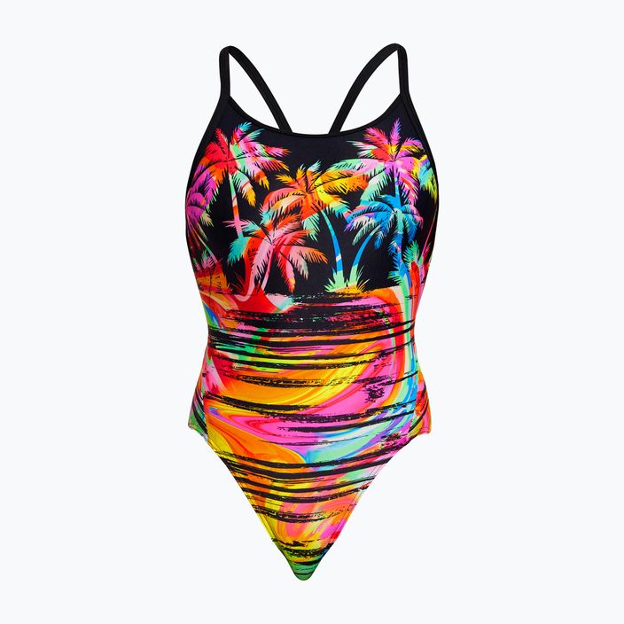 Női egyrészes fürdőruha Funkita Diamond Back One Piece naplemente city 4