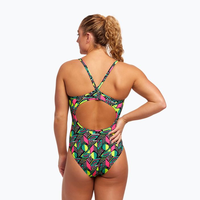 Női egyrészes fürdőruha Funkita Diamond Back One Piece pont mátrix 7