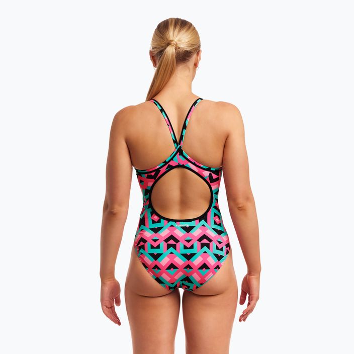 Női egyrészes fürdőruha Funkita Diamond Back One Piece szögletes öreg 4