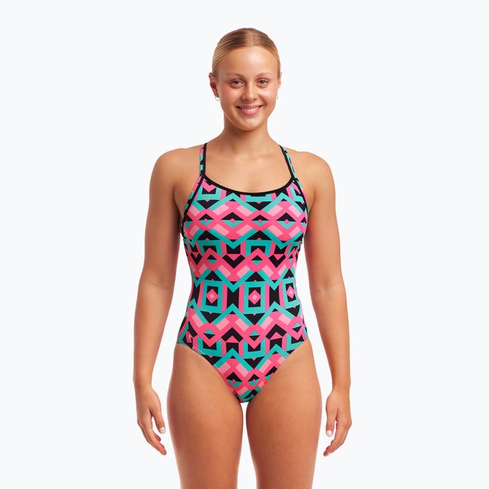 Női egyrészes fürdőruha Funkita Diamond Back One Piece szögletes öreg 5