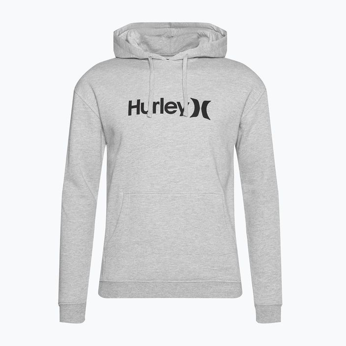 Férfi melegítőfelső Hurley O&O Solid Core dark heather grey