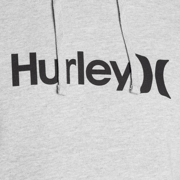 Férfi melegítőfelső Hurley O&O Solid Core dark heather grey 3