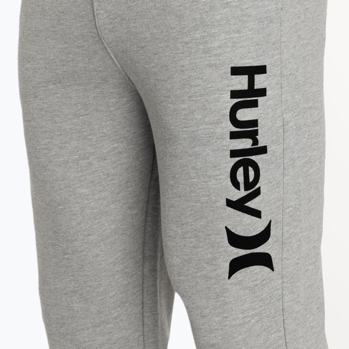 Hurley O&O Track dark heather grey férfi nadrág 3