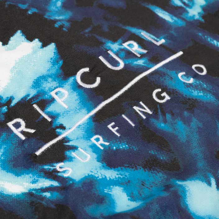 Férfi Rip Curl Mix Up Print kapucnis törölköző kék CTWBG9 2