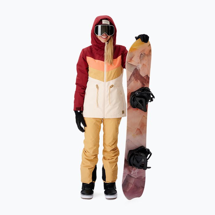 Rip Curl Rider Betty női snowboard dzseki bézs és piros 000WOU 763 11