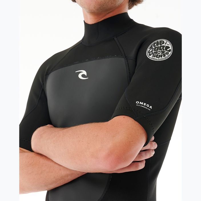 Rip Curl Omega 2 mm Back Zip Springsuit black férfi neoprén ruha 5