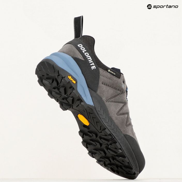 Férfi közelítő cipő Dolomite Crodarossa Leather GTX iron grey 10