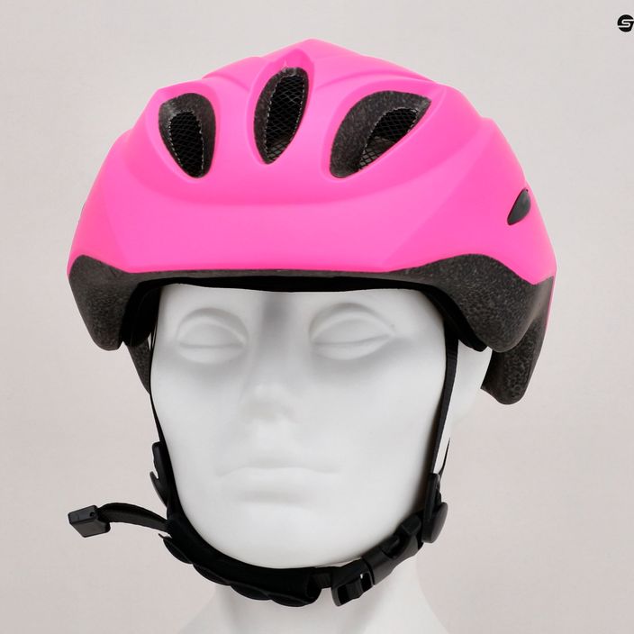 Rogelli Start gyermek kerékpáros sisak rózsaszín/fekete 9