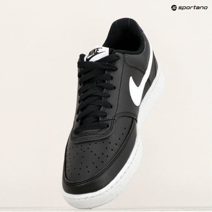 Nike Court Vision Low Next Nature black/white/black férfi cipő 9