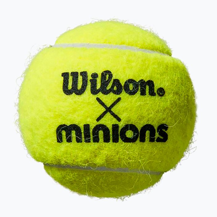 Gyermek teniszlabda készlet-3db. Wilson Minions tenisz sárga WR8202401 4