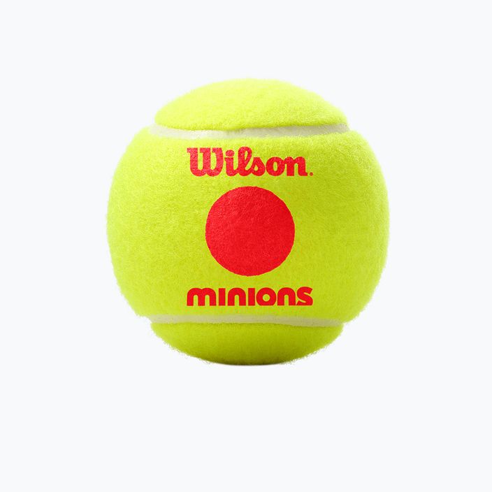 Gyermek teniszlabda készlet 3 db. Wilson Minions Stage 3 sárga WR8202701 3