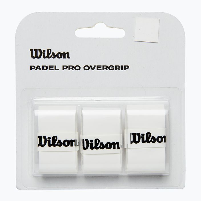Wilson Padel Pro Overgrip padel ütőburkolatok 3 db fehér. 2