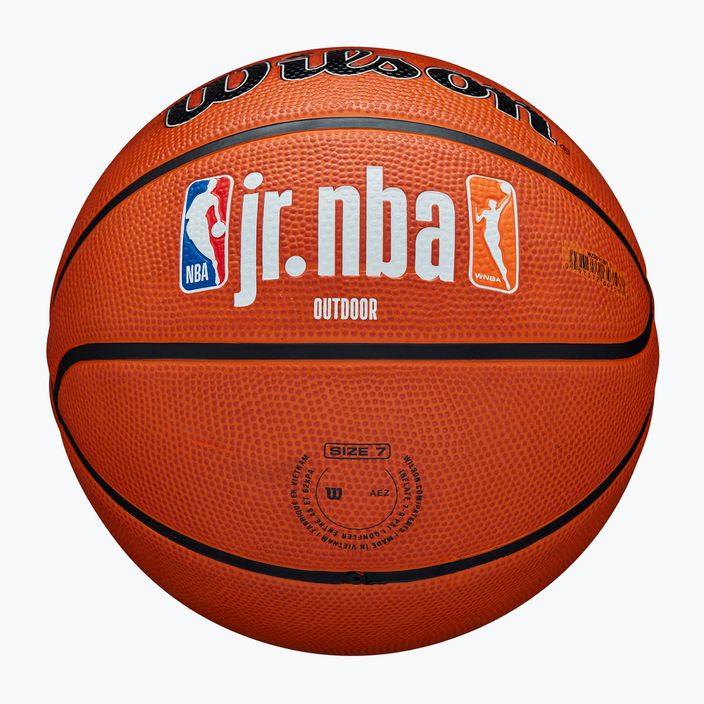 Wilson NBA JR Fam Logo Authentic Outdoor barna kosárlabda 6-os méret 5