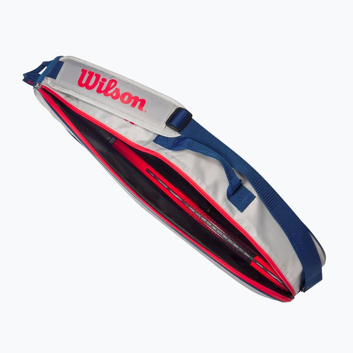 Wilson Junior 3 Pack gyermek tenisz táska szürke WR8023901001 3