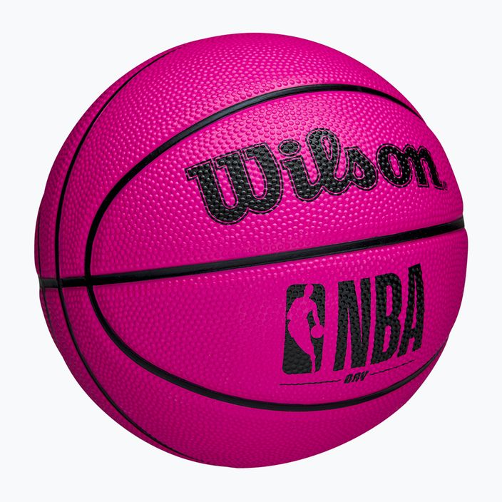 Gyermek kosárlabda Wilson DRV Mini rózsaszín méret 3 2