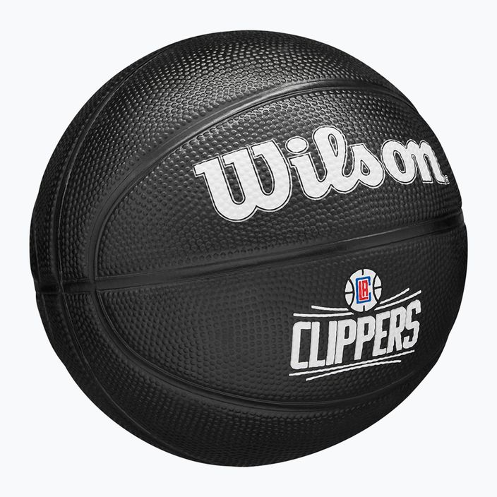 Wilson NBA Team Tribute Mini Los Angeles Clippers kosárlabda WZ4017612XB3 méret 3 2