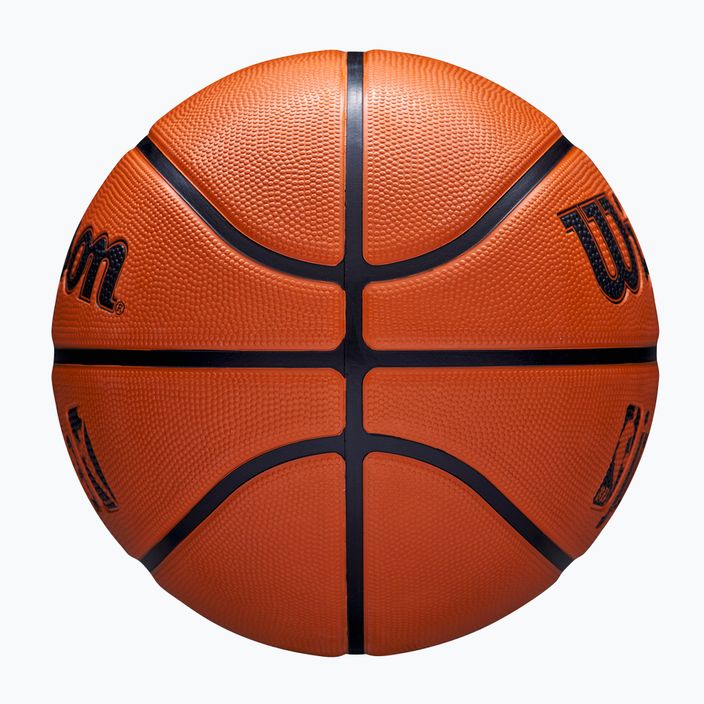 Gyermek kosárlabda Wilson NBA JR Drv Fam Logo barna 4-es méret 6