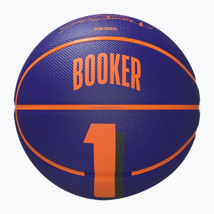 Gyermek kosárlabda Wilson NBA Player Icon Mini Booker navy méret 3